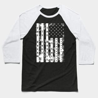 Dream Free Hustle Sold Separately Caprice Mode Black American Flag Baseball T-Shirt